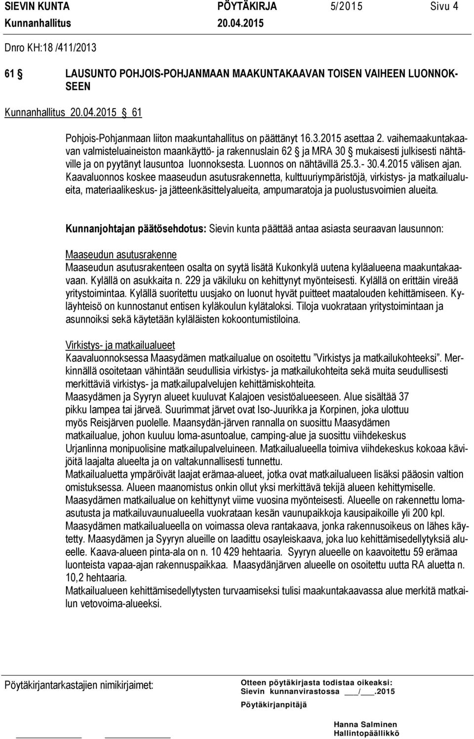 2015 välisen ajan.