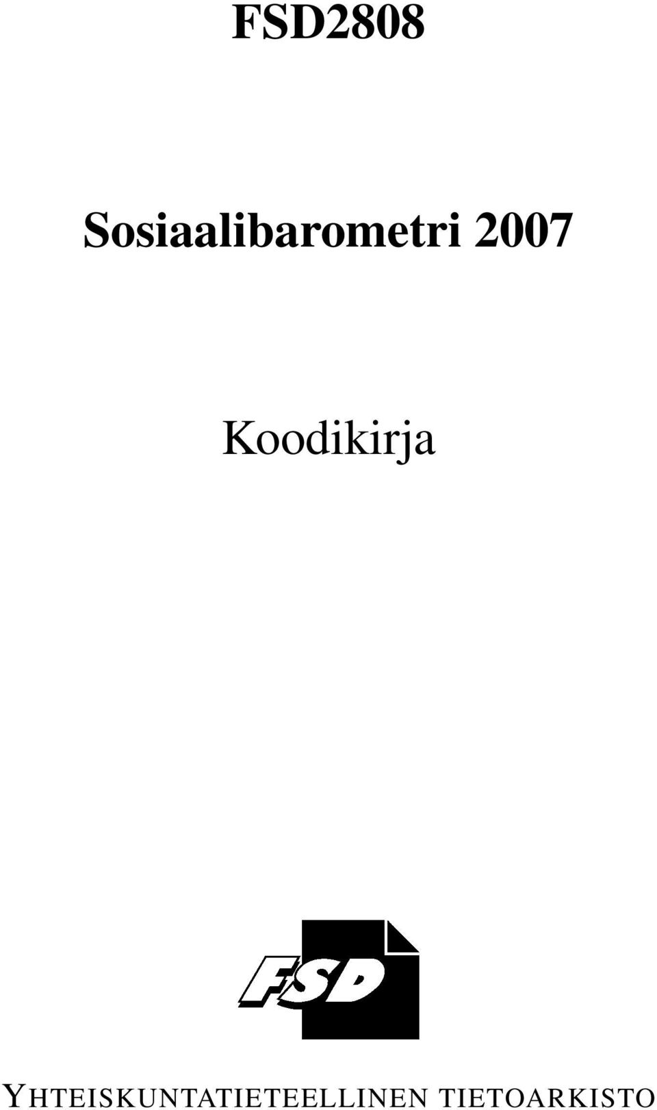 2007 Koodikirja