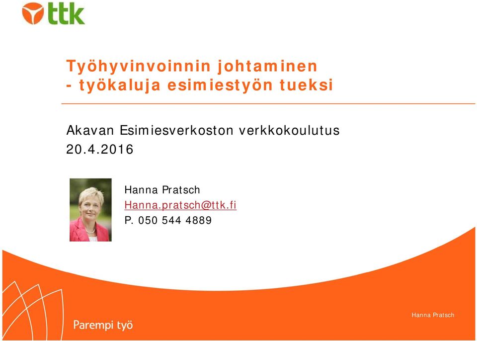 Esimiesverkoston verkkokoulutus 20.