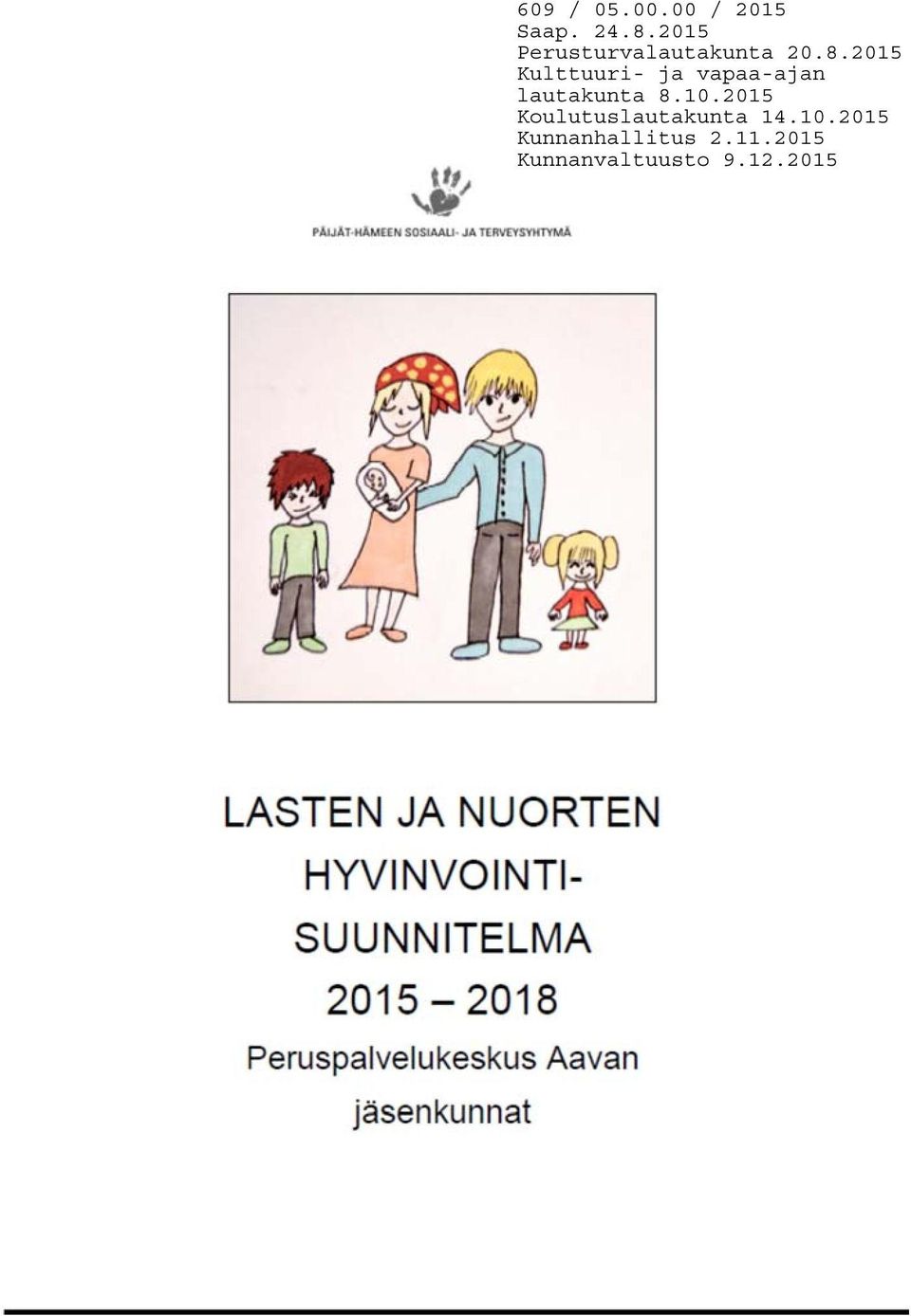 2015 Kulttuuri- ja vapaa-ajan lautakunta 8.10.