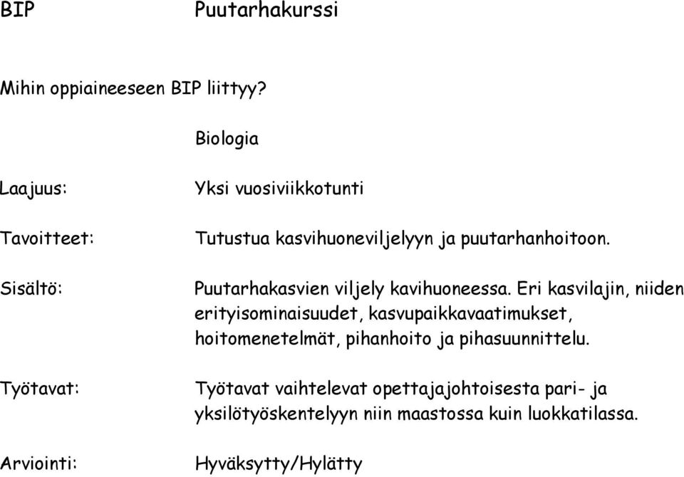 Puutarhakasvien viljely kavihuoneessa.