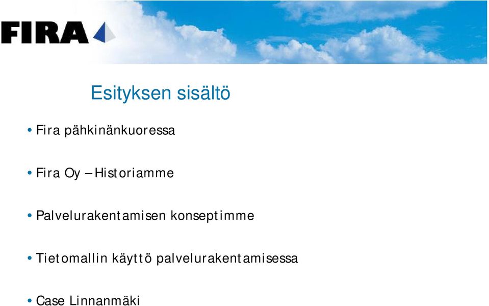 Palvelurakentamisen konseptimme