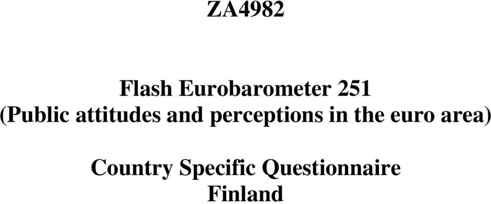 perceptions in the euro area)