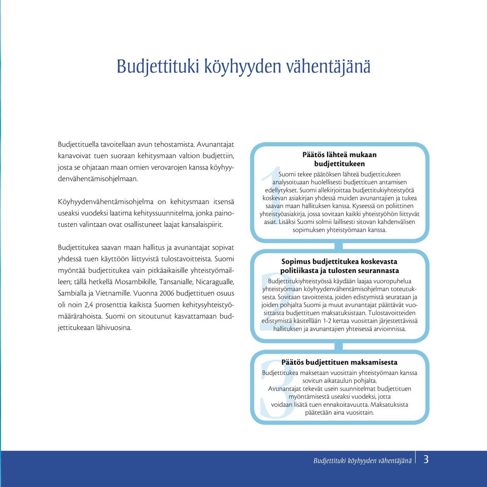 Köyhyydenvähentämisohjelma on kehitysmaan itsensä useaksi vuodeksi laatima kehityssuunnitelma, jonka painotusten valintaan ovat osallistuneet laajat kansalaispiirit.