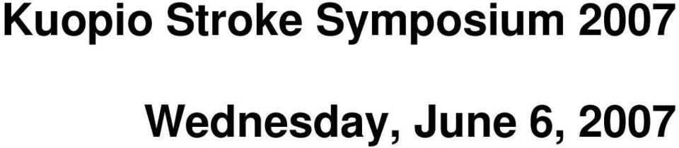 Symposium