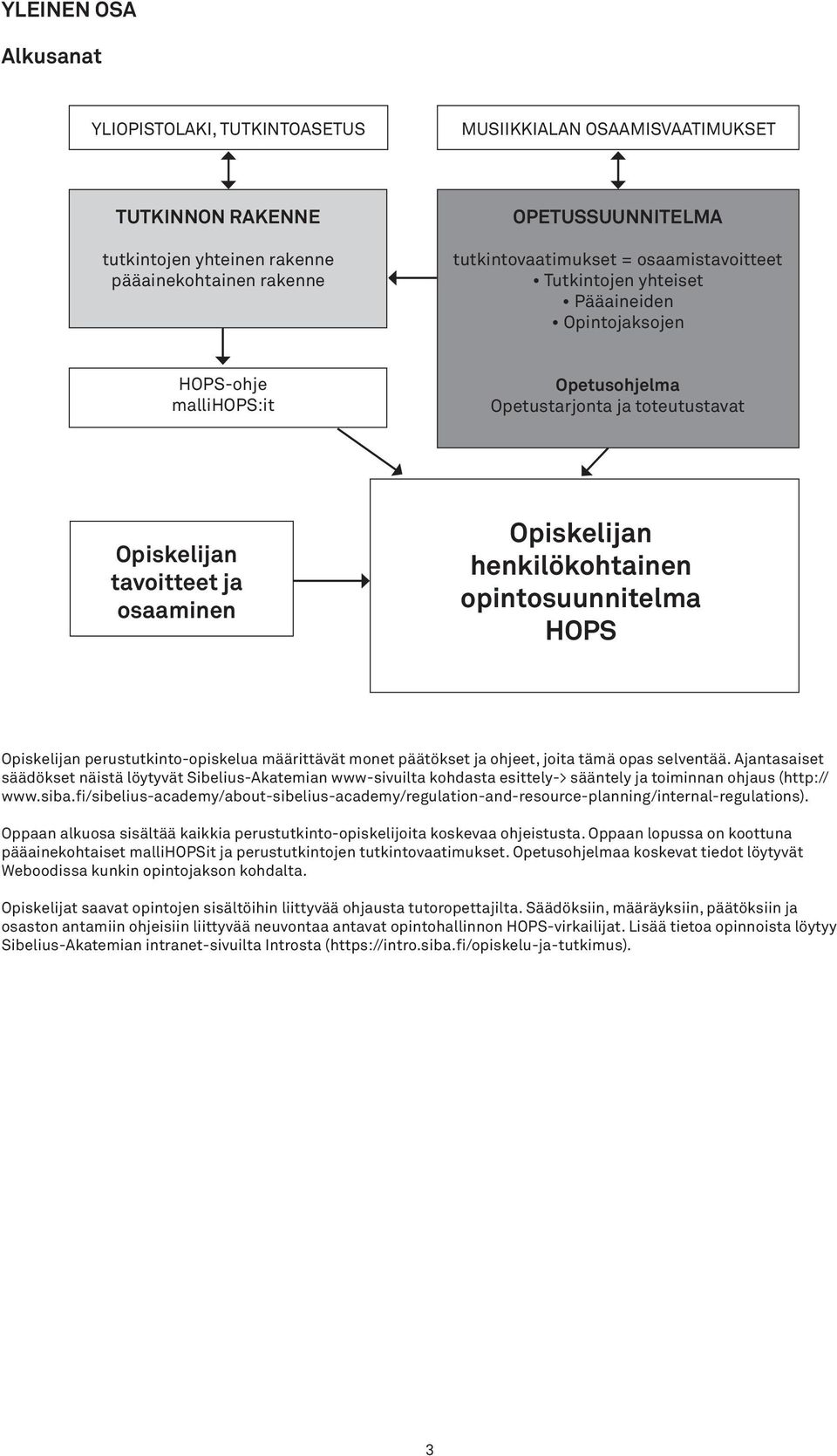 HOPS n perustutkinto-opiskelua määrittävät monet päätökset ja ohjeet, joita tämä opas selventää.