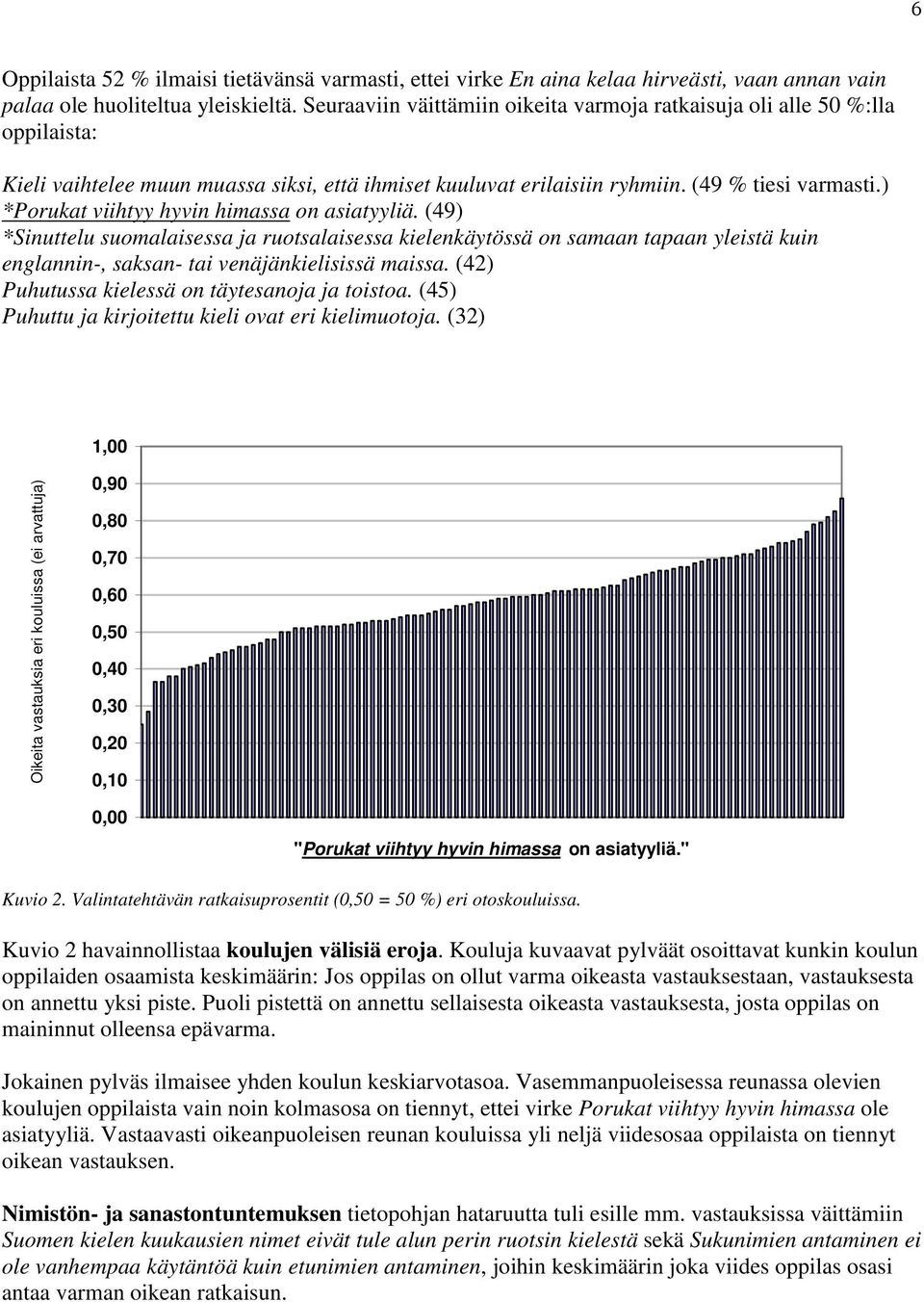 ) *Porukat viihtyy hyvin himassa on asiatyyliä. (49) *Sinuttelu suomalaisessa ja ruotsalaisessa kielenkäytössä on samaan tapaan yleistä kuin englannin-, saksan- tai venäjänkielisissä maissa.