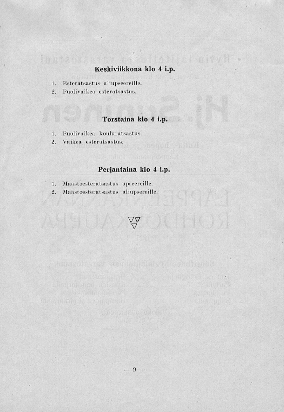 Puolivaikea kouluratsastus. 2. Vaikea esteratsastus.