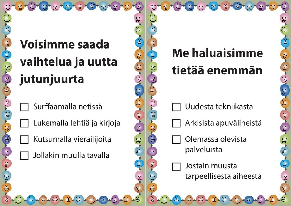 vierailijoita Jollakin muulla tavalla Uudesta tekniikasta Arkisista