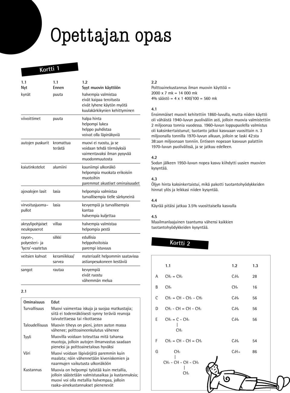 helppo puhdistaa voivat olla läpinäkyviä autojen puskurit kromattua muovi ei ruostu, ja se terästä voidaan tehdä törmäyksiä vaimentavaksi ilman pysyvää muodonmuutosta kaiutinkotelot alumiini