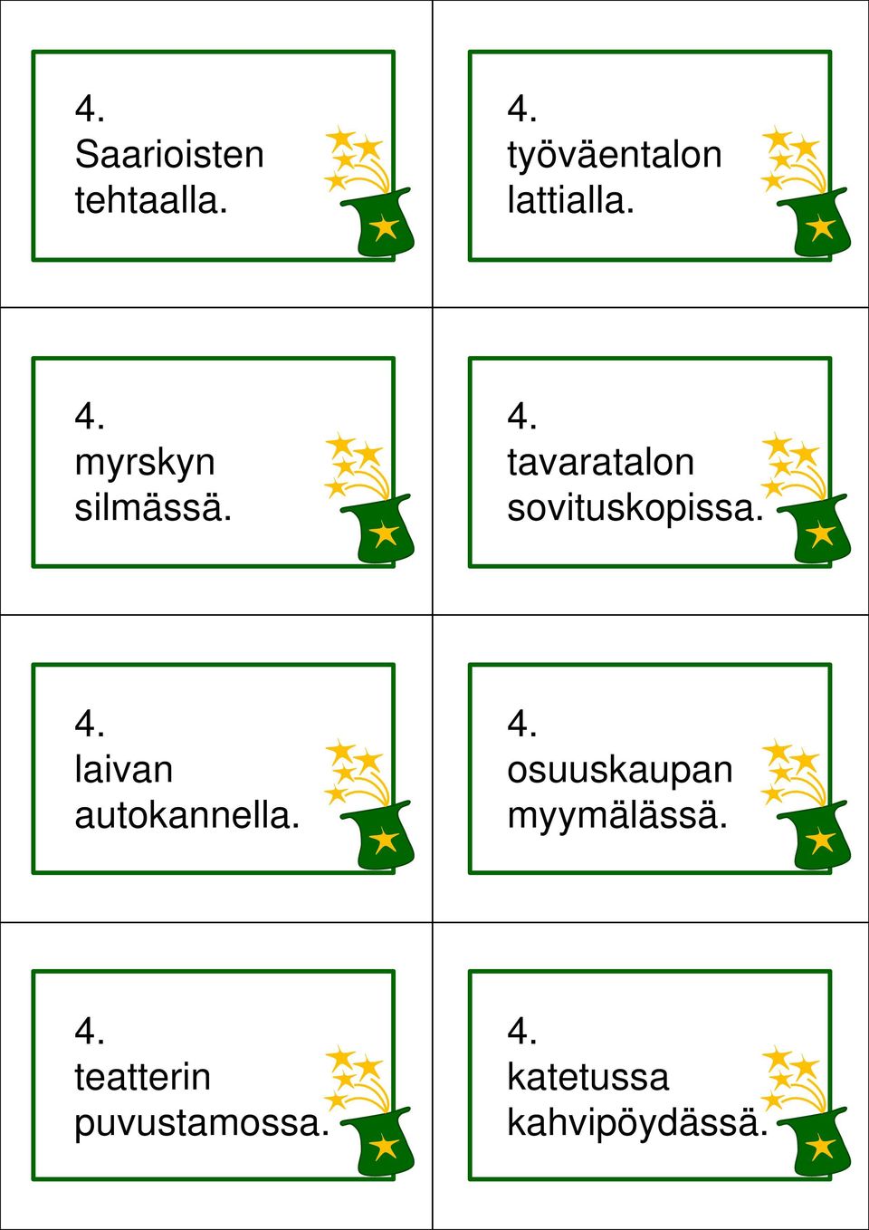 laivan autokannella. osuuskaupan myymälässä.