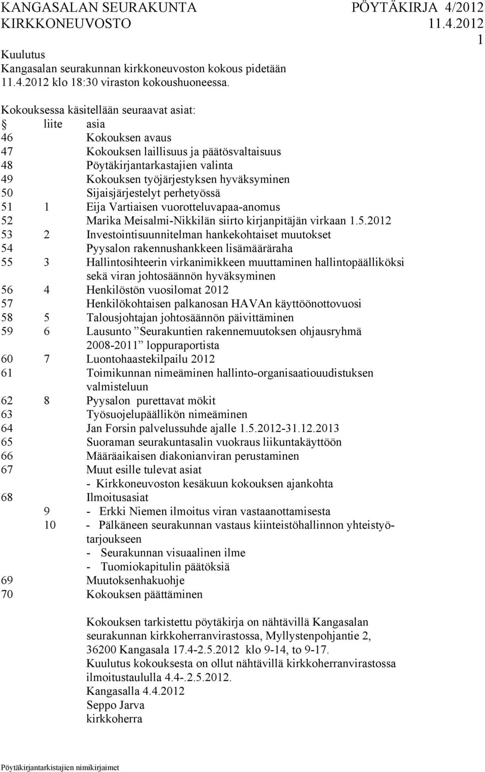 Sijaisjärjestelyt perhetyössä 51