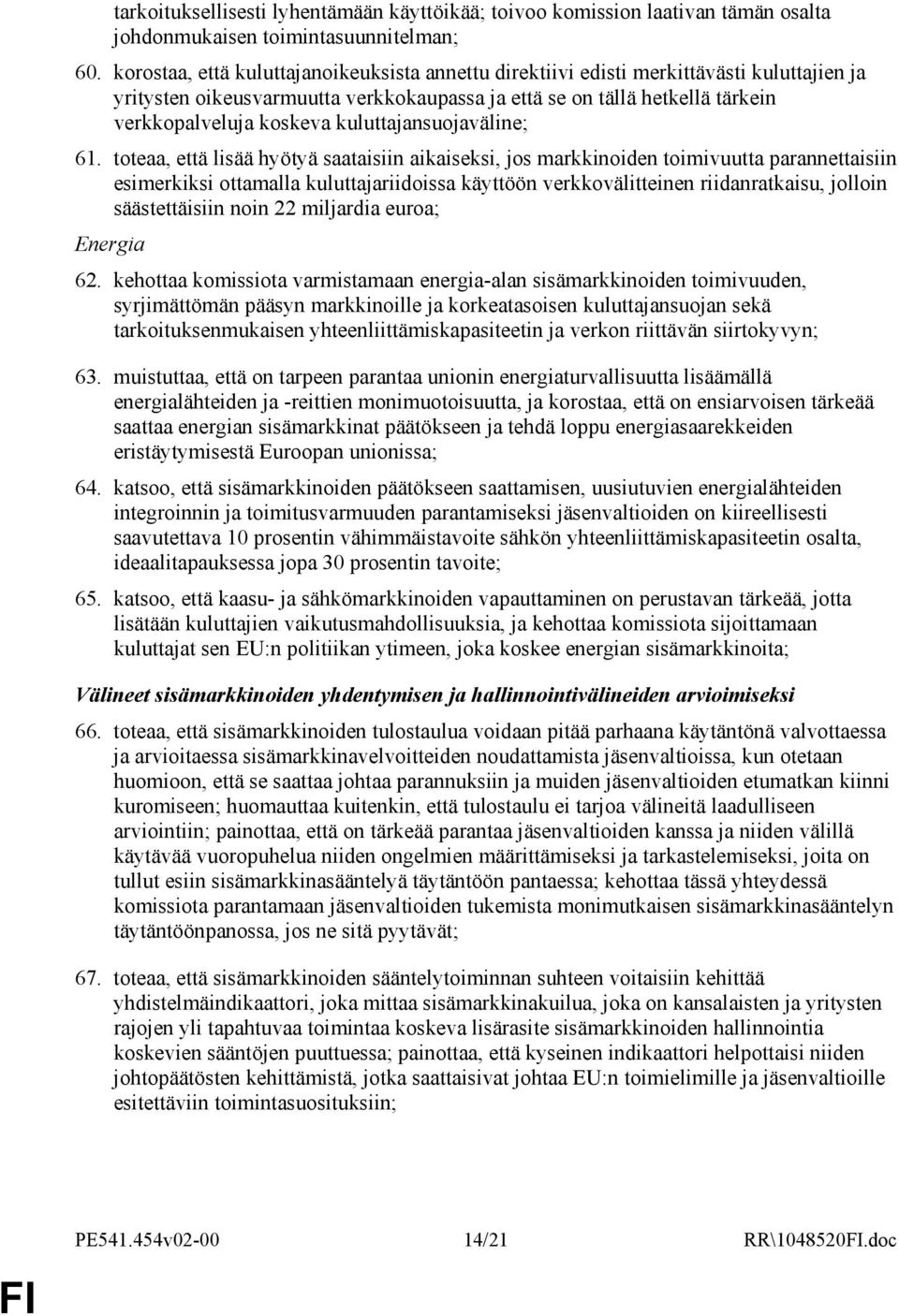 kuluttajansuojaväline; 61.