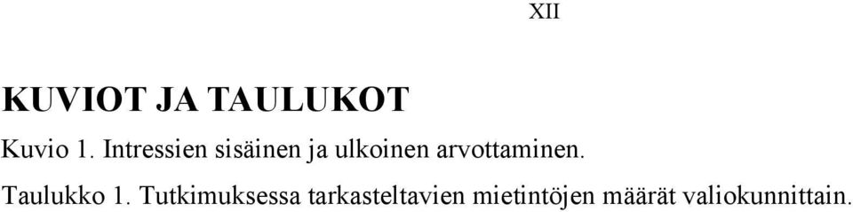 arvottaminen. Taulukko 1.