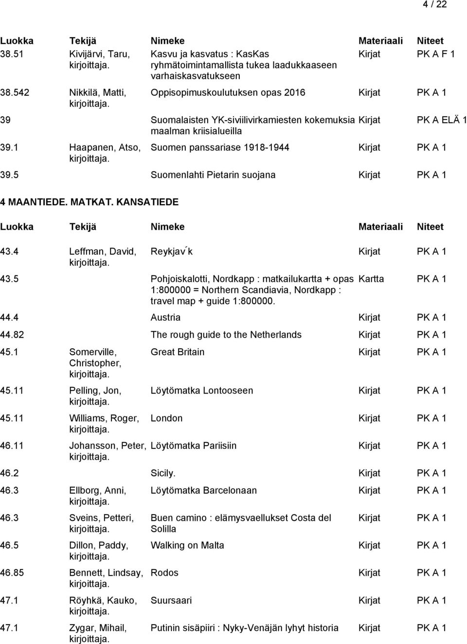 5 Suomenlahti Pietarin suojana 4 MAANTIEDE. MATKAT. KANSATIEDE 43.4 Leffman, David, Reykjav k 43.