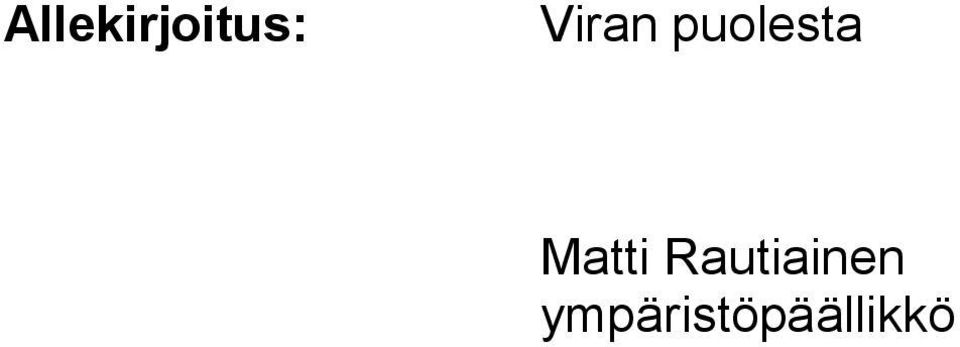 Matti Rautiainen