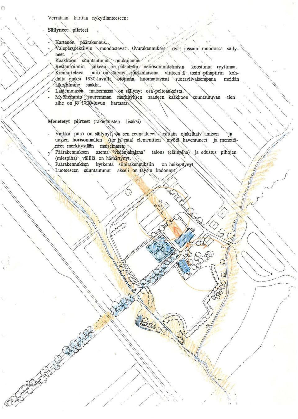 , Säilyneet-- piirteet. "". ", ".