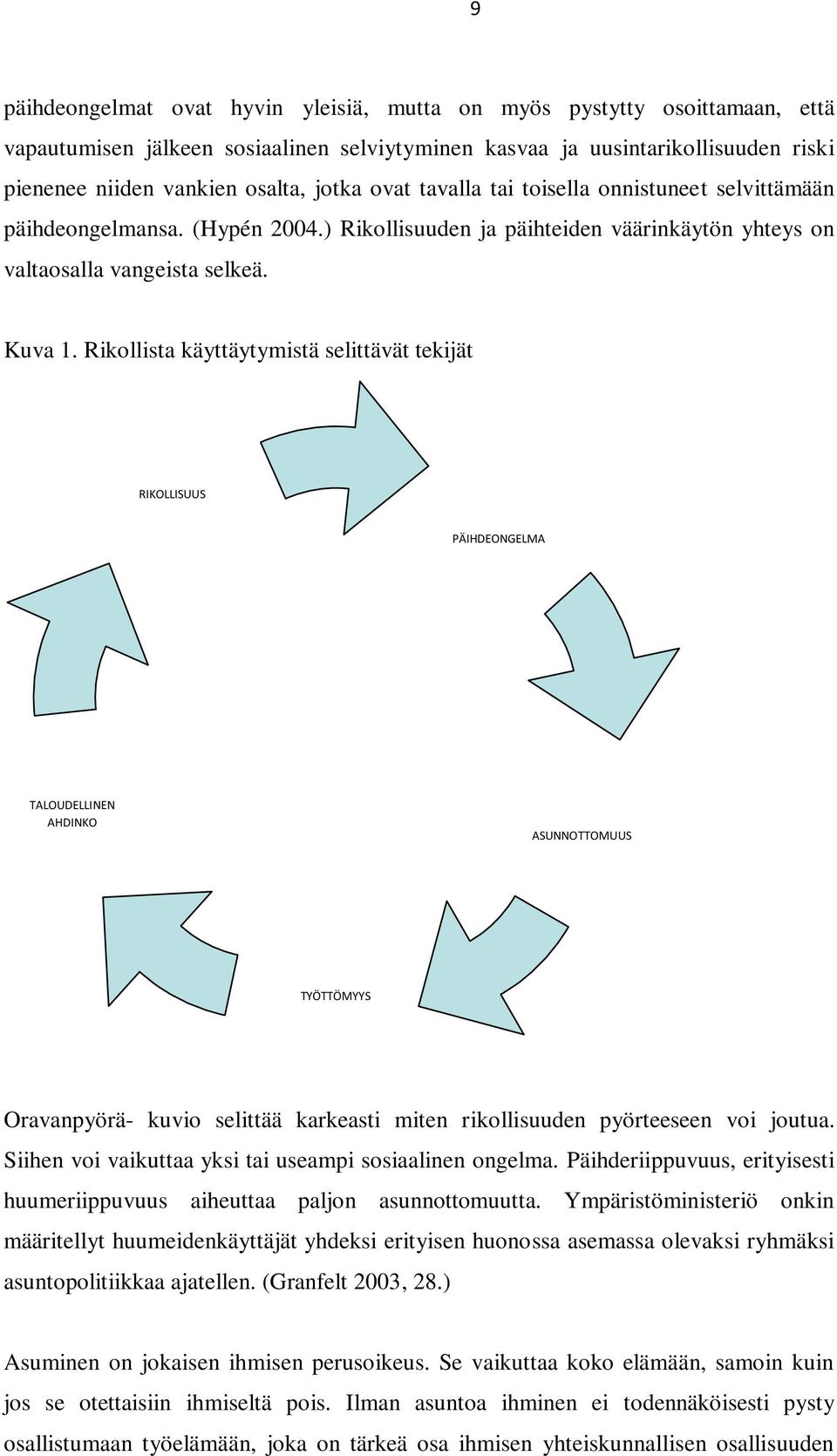 Rikollista käyttäytymistä selittävät tekijät RIKOLLISUUS PÄIHDEONGELMA TALOUDELLINEN AHDINKO ASUNNOTTOMUUS TYÖTTÖMYYS Oravanpyörä- kuvio selittää karkeasti miten rikollisuuden pyörteeseen voi joutua.