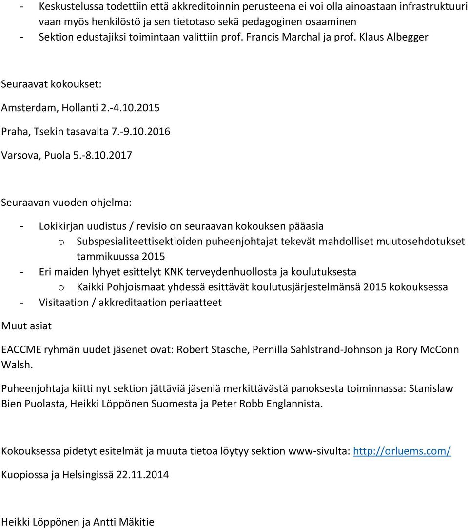 2015 Praha, Tsekin tasavalta 7.-9.10.