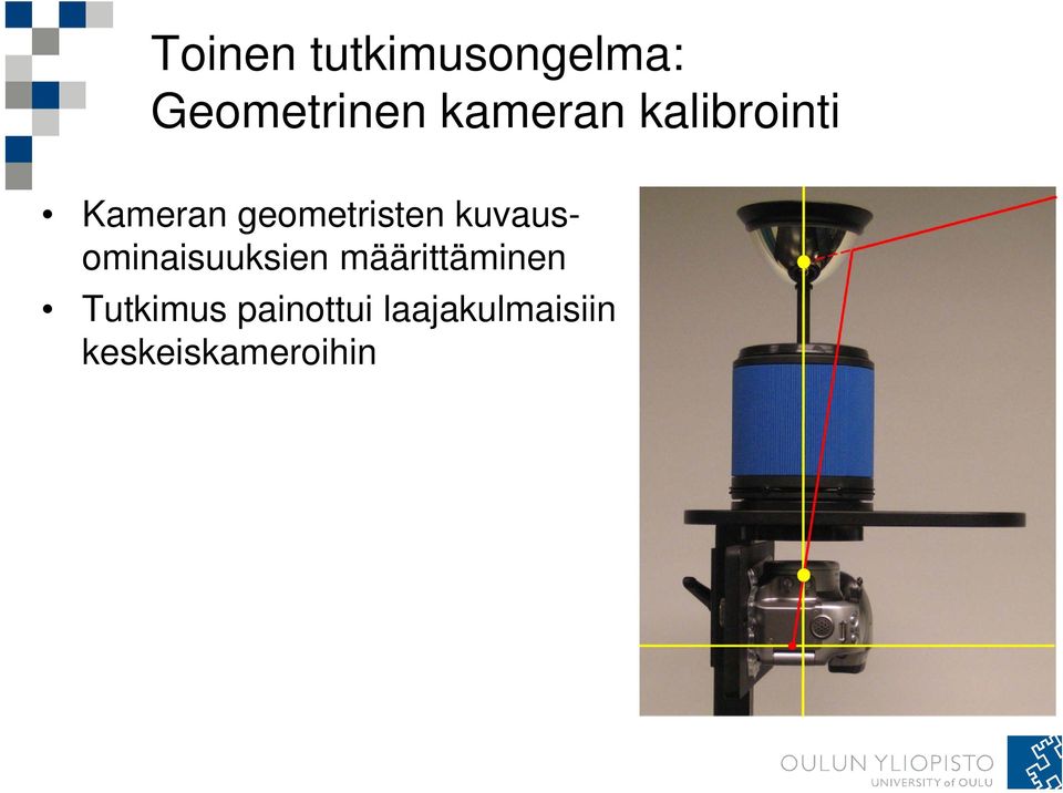 kuvausominaisuuksien määrittäminen