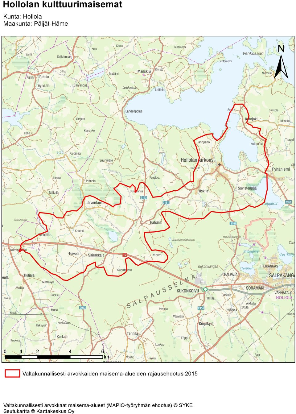 maisema-alueiden rajausehdotus 2015 Valtakunnallisesti