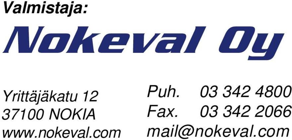 www.nokeval.com Puh.