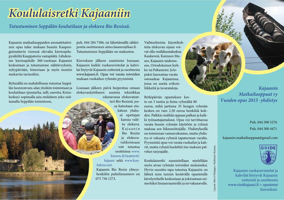 Lähdemme kiertoajelulle 360-vuotiaan keskustaan ja tutustumme nähtävyyksiin, nykypäivään, historiaan ja myös moniin mukaviin tarinoihin.
