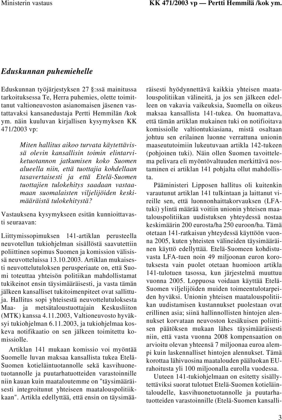 Hemmilän /kok ym.