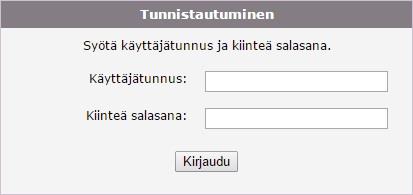 Kirjaudu painikkeen jälkeen annetaan Katso- tunnuksiin liittyvä kertakäyttösalasana. Lisätietoa osoitteesta www.vero.fi/katso. Katso-tunnus perustetaan osoitteessa https://yritys.tunnistus.