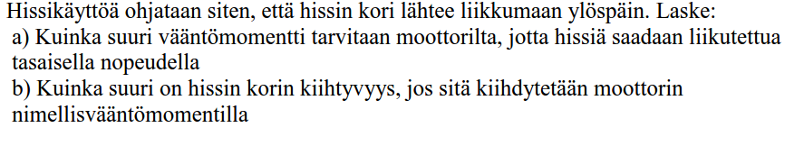Tehtävä 1