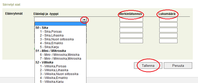 KÄYTTÄJÄN OHJE 10 (21) 3.3 Siirtoilmoitus Syötä ensin poistopitopaikka alasvetovalikosta tai valitse valikosta muu pitopaikka ja täytä poistopitopaikka sille varattuun kenttään.