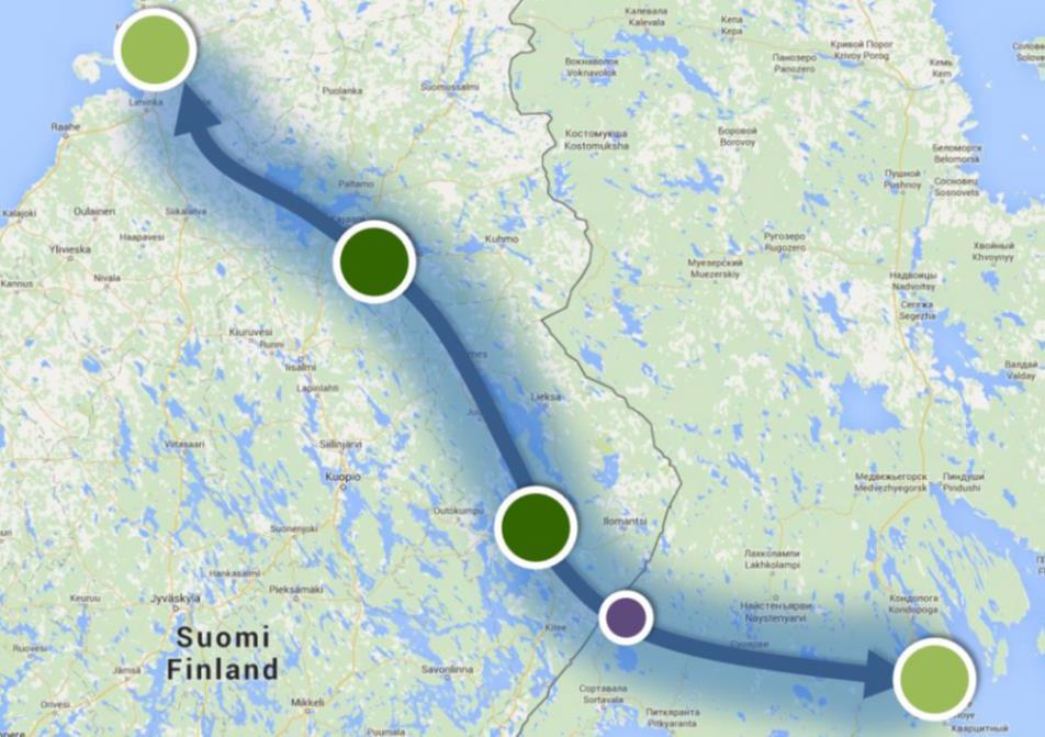 Esimerkki selvityksistä: Petroskoi-Niirala-Joensuu-Kajaani-Oulu (NiiKa) kansainvälinen kehittämiskäytävä, esiselvitys Pohjois-Karjalan ja Kainuun maakunnan liittojen yhteinen esiselvitys osana