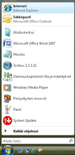 platform". liha- Klikkaa "Windows Vista/XP/2000". Katso asennusohjeet sivulta 8, "Asennetaan Scribus".