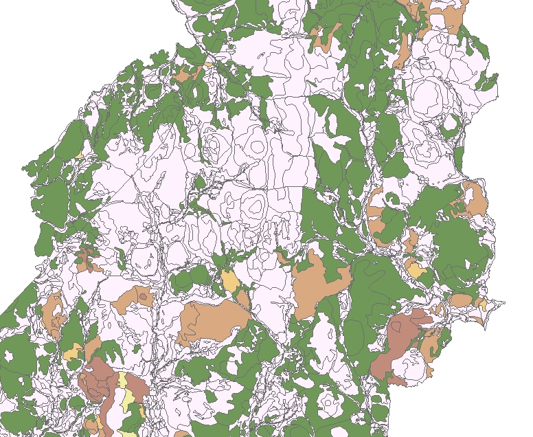 Metsävara-Zonation: Aineistot Siellä mistä metsävaratietoa ei ole
