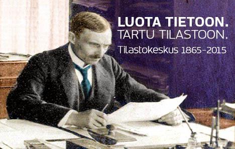 Tilastokeskus 150 vuotta - Paras tilastoja hyödyntävä lehtijuttu palkitaan 1.1. 14.8.2015 - Suomen pankin rahamuseon näyttely.