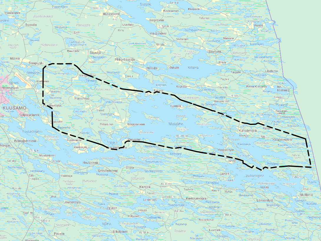 1 JOHDANTO Muojärven yleiskaava-alueelle on tehty luontoselvitys vuonna 2008 (Ekotoni Ky), jota on päivitetty 2014.