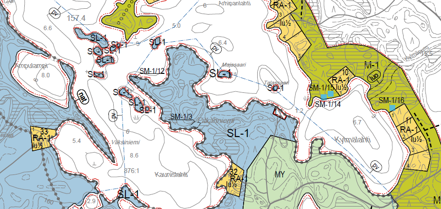 FCG SUUNNITTELU JA TEKNIIKKA OY Natura-tarvearviointi 6 (21) Rakennuspaikan rakentamaton osa tulee säilyttää luonnonmukaisena ja rantavyöhykkeen kasvillisuus