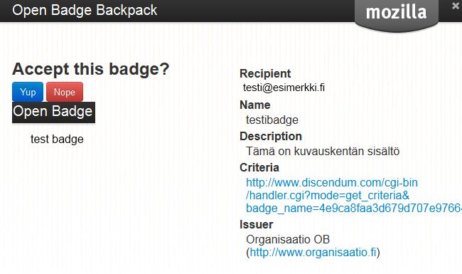 8 Open Badge -osaamismerkit 9.