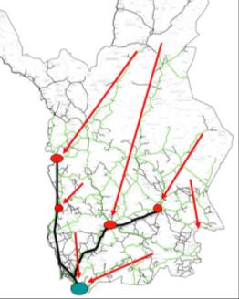 Metsätalouden tulot ja menot 2015 ja muutos 2016 Metsätalouden tulot, milj.