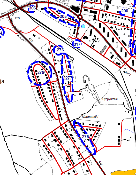 on vielä alkuperäisiä 1900-alkupuolen rakennuksia, joista osa on vielä kesäkäytössä.