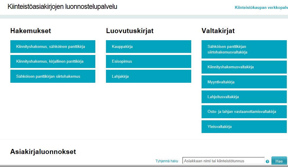 3) Pankki tekee kiinnityshakemuksen ja