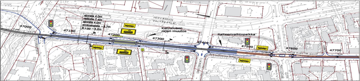 30 (49) Kustannusarvion kehittyminen Kuvassa 6 on esitetty raitiotien kustannusarvion kehittyminen yleissuunnitelmavaiheesta Raitiotieallianssin tarkennettuun kustannusarvioon