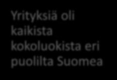 haastattelulla Vastaajat olivat pääasiassa toimitusjohtajia,