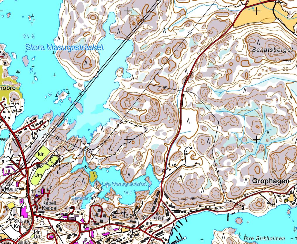 TAALINTEHTAAN PATIKKAPOLUT Polut värimerkein: Senatsberget 6,3 km P1