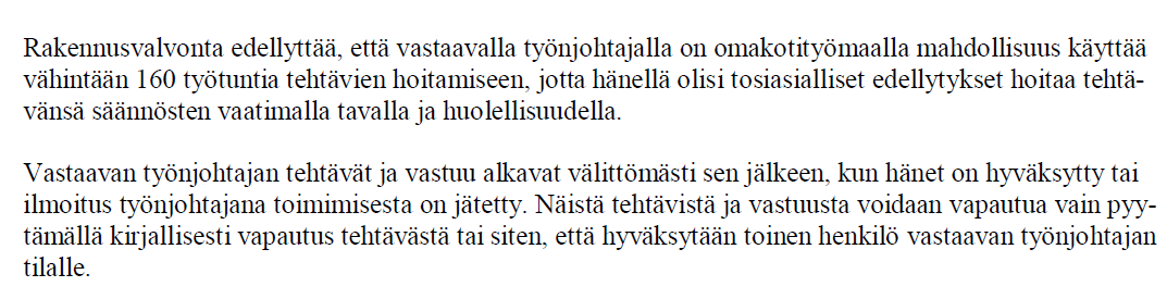 Lisävaatimukset kuntakohtaisia: MUISTA TARKASTAA MYÖS KOHDEKOHTAISESTI