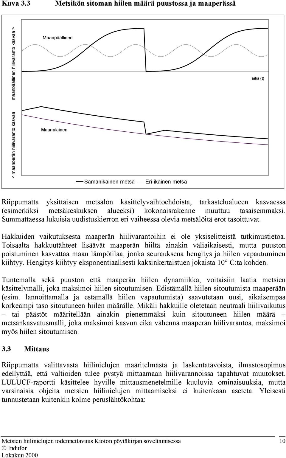 Riippumatta yksittäisen metsälön käsittelyvaihtoehdoista, tarkastelualueen kasvaessa (esimerkiksi metsäkeskuksen alueeksi) kokonaisrakenne muuttuu tasaisemmaksi.