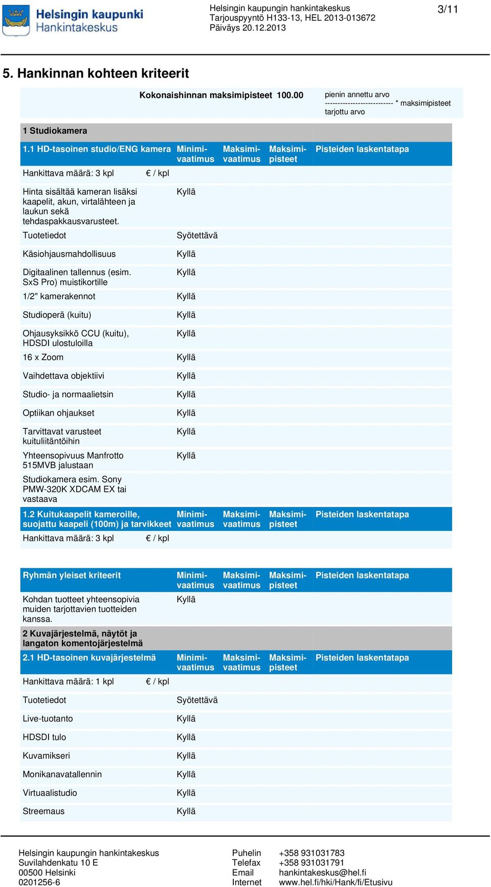 tehdaspakkausvarusteet. Käsiohjausmahdollisuus Digitaalinen tallennus (esim.