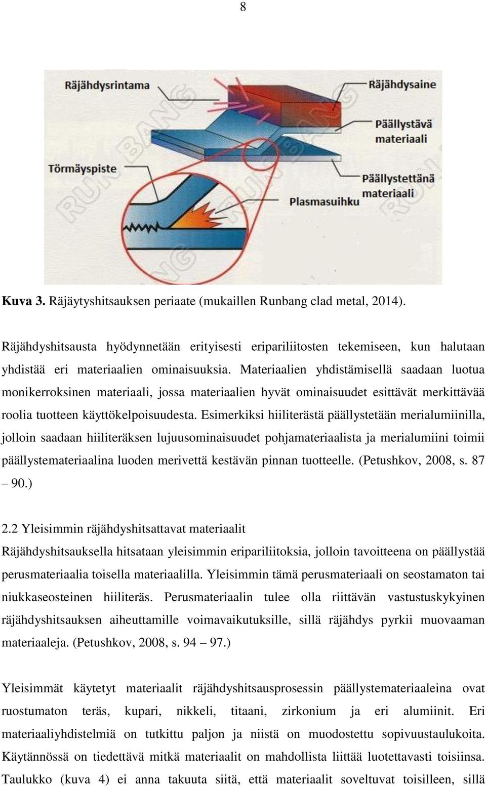 Materiaalien yhdistämisellä saadaan luotua monikerroksinen materiaali, jossa materiaalien hyvät ominaisuudet esittävät merkittävää roolia tuotteen käyttökelpoisuudesta.