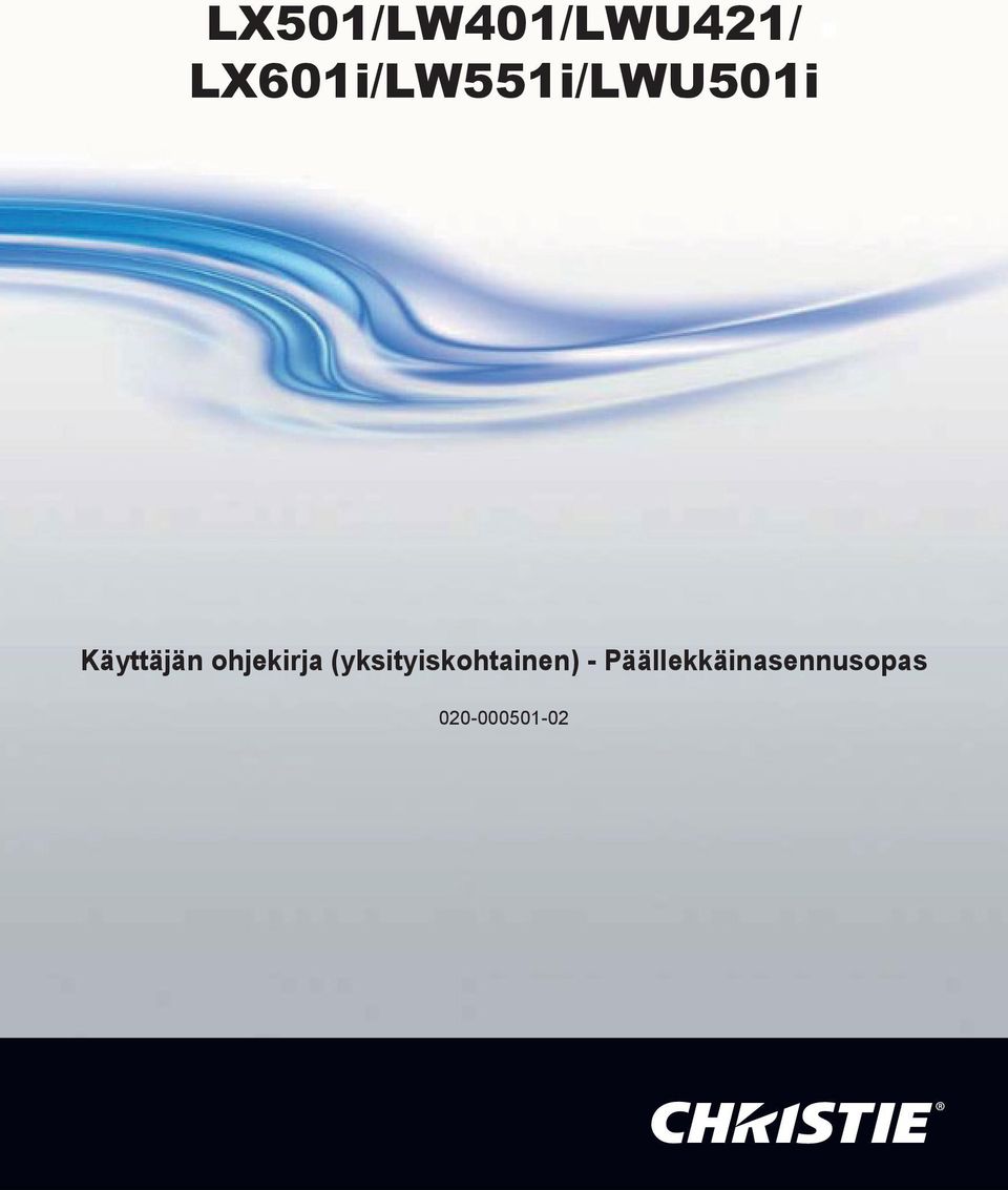 Käyttäjän ohjekirja