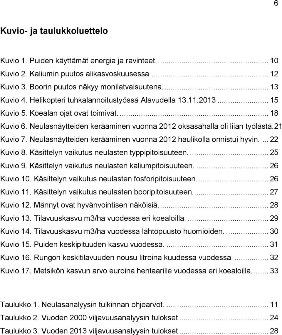 Neulasnäytteiden kerääminen vuonna 2012 haulikolla onnistui hyvin.... 22 Kuvio 8. Käsittelyn vaikutus neulasten typpipitoisuuteen.... 25 Kuvio 9. Käsittelyn vaikutus neulasten kaliumpitoisuuteen.